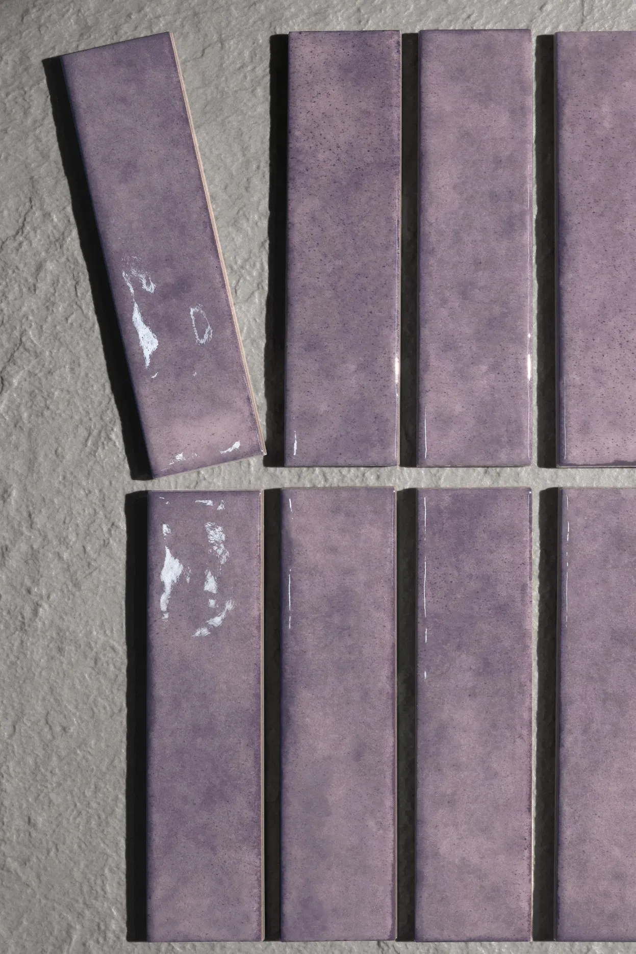 Colorful Glazed Decorative Brick Tiles - Matte Finish Wall Ceramics