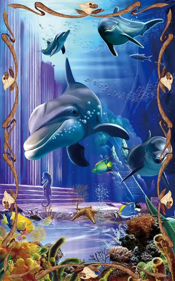 Custom Size Australia Style Villa Decorative Wall Tile 3D