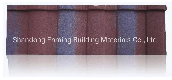 Heat Resistant Red Sand Coated Metal Roofing Sheets Prices Roman Tile