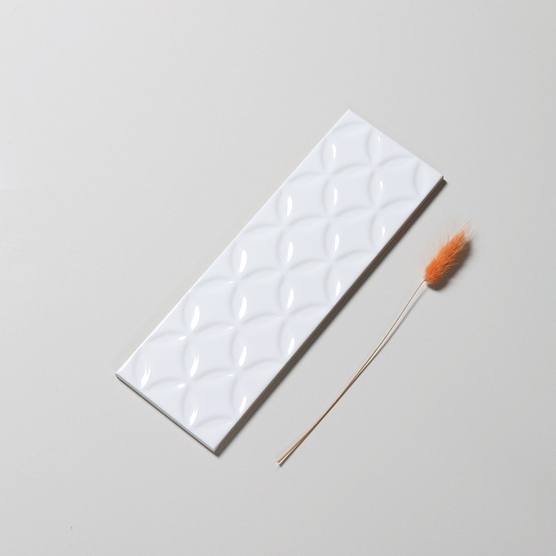 100X300 Glossy/Matt Glazed Ceramic Subway Wall Tile Kitchen Backsplashes Design in White