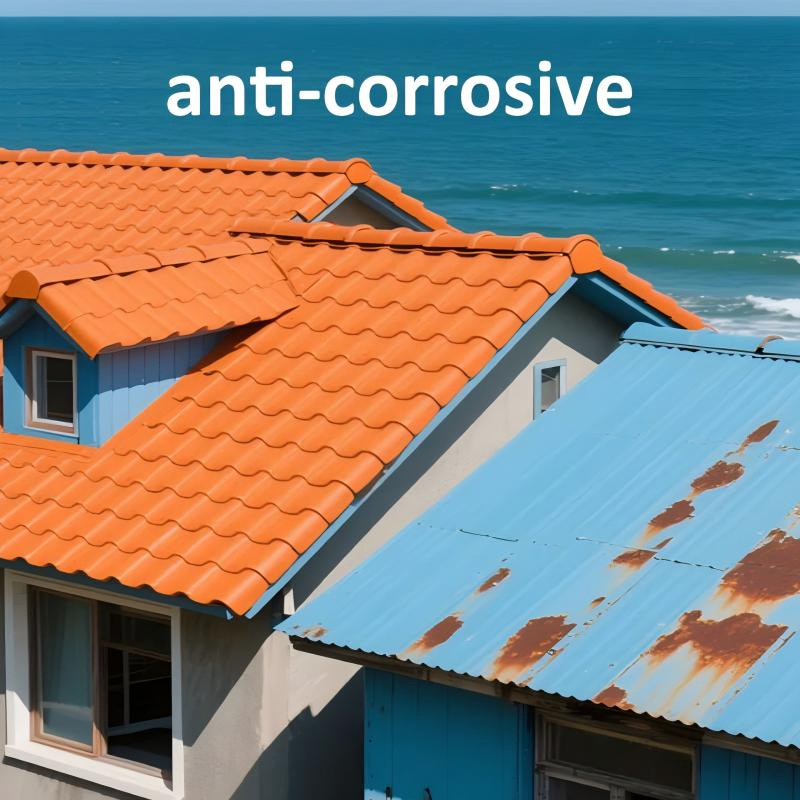 Modern Heat Resistant Corrugated ASA PVC Synthetic Resin Roof Tiles with Fireproof &amp; Durable Features for Villa Building