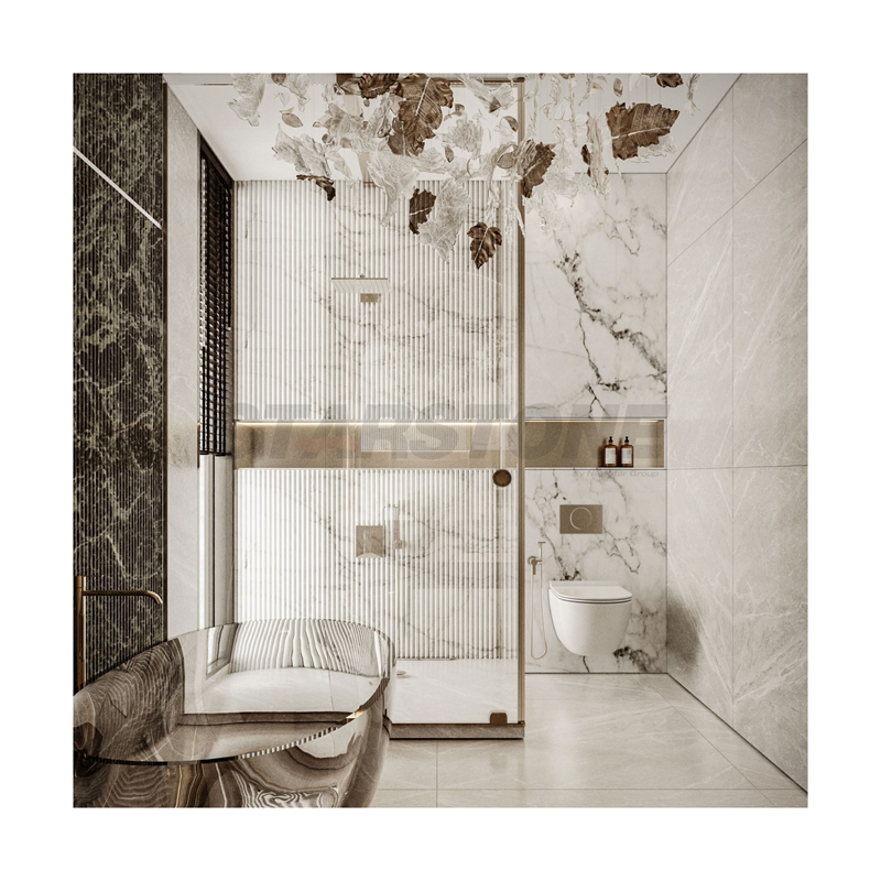 Starstone Luxury Style Custom Project Natural Stone Marble Home Hotel Bathroom Shower Wall