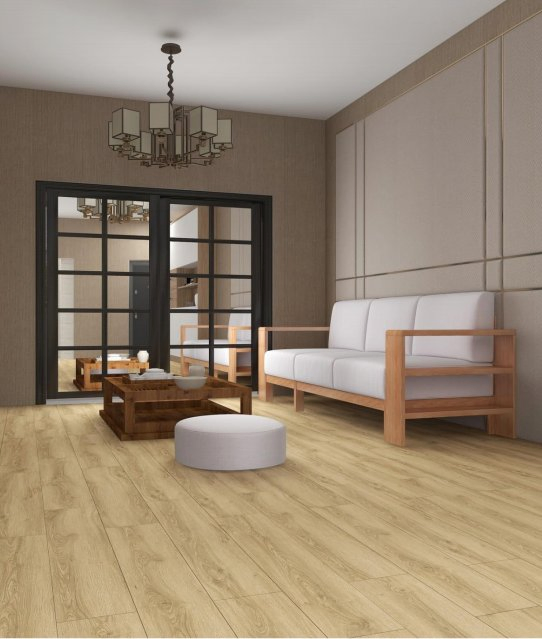 Full Glazed Polished Wood Look Anti-Slip Bathroom Living Room Tile