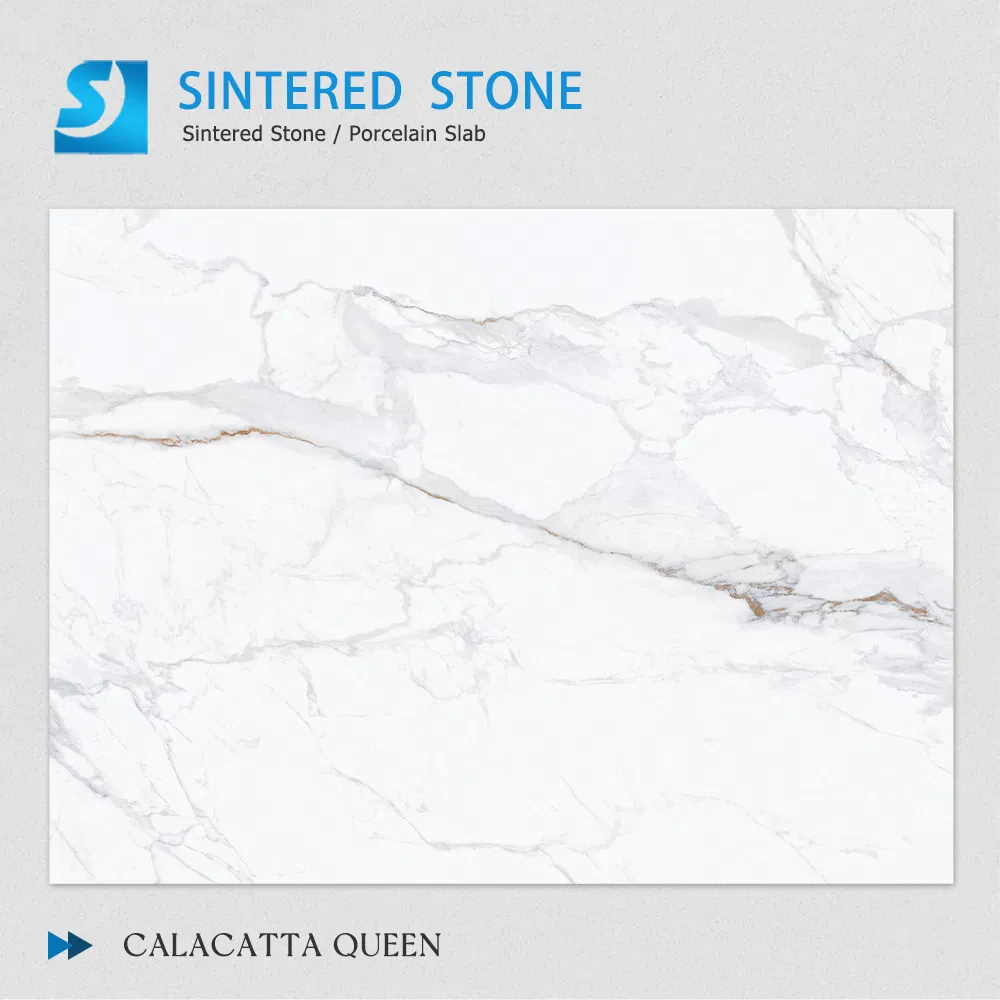 Rectangular Sintered Stone Office Desk Stain Resistant Eco Friendly Jumbo Size 3200X1600mm Foshan Factory Book Match