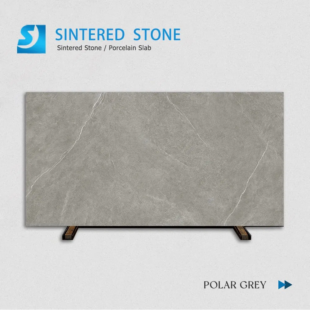 Grey Sintered Stone Coffee Table Eco Friendly Scratch Resistant 1200X2400mm Foshan Partory Book Match
