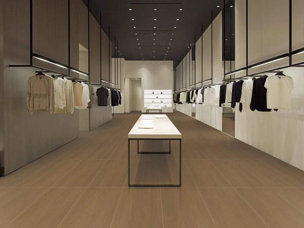 Wood Pattern Look Ceramic Wooden Finish Flooring Tiles Wood Color Tiles for Living Room 600*120mm