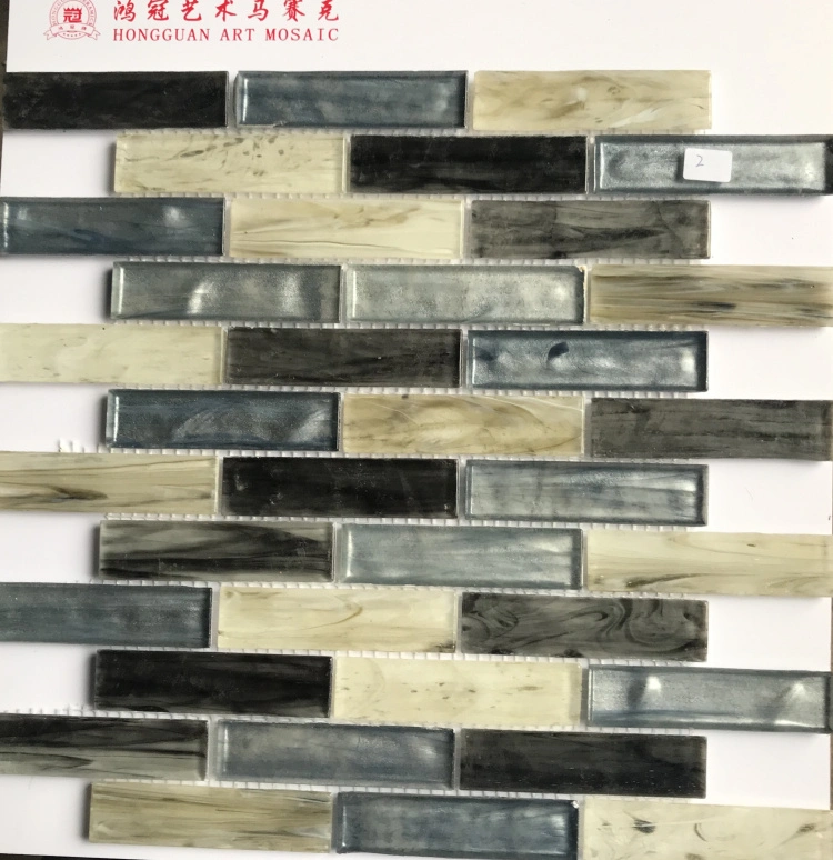 China Wholesale Decorative Bathroom Kitchen Backsplash Wall Strip Mosaic Tile