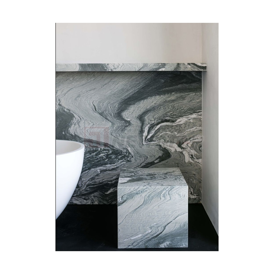 Newstar Wholesale Price Natural Stone Marble Slab for Bathroom Shower Wall