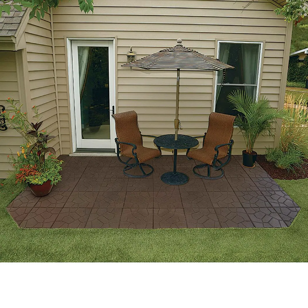 Outdoor Patio Rubber Pavers