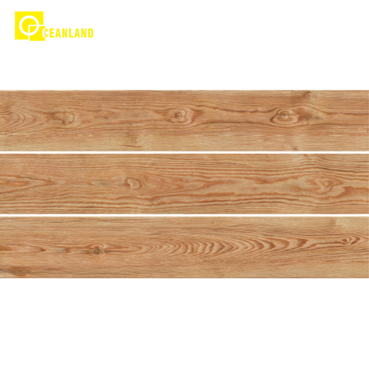 Wood Effect Wall Floor Tiles Rustic Wooden Color Porcelain Ceramic Floor Tiles