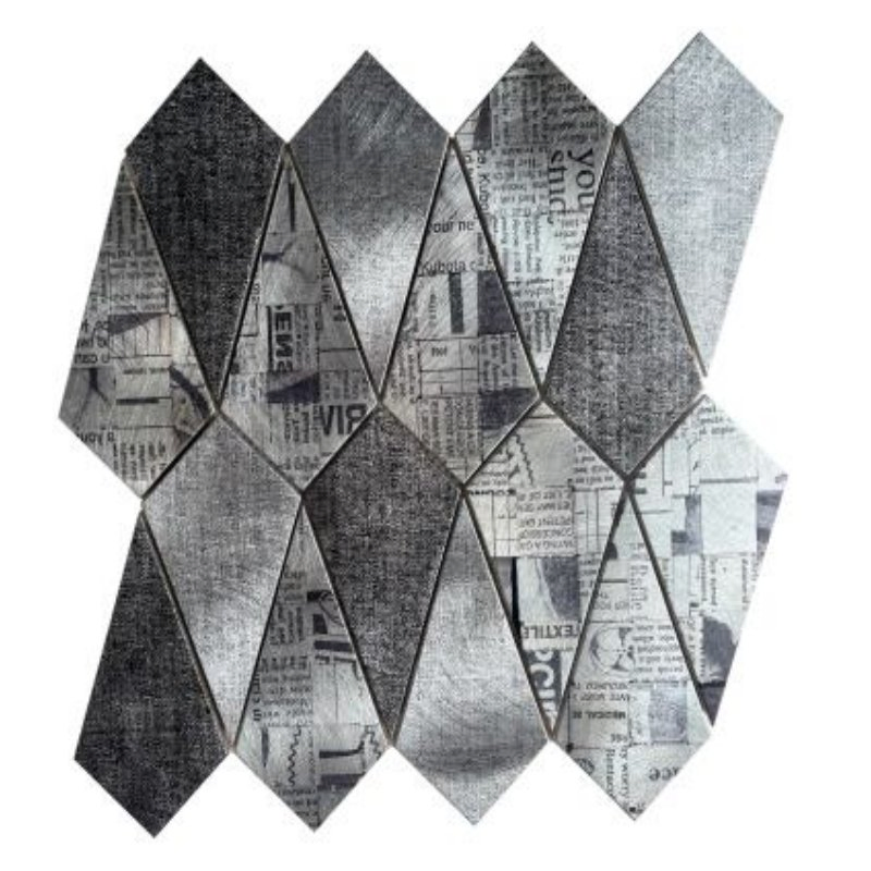 Cone Shape Design Wall Decorative Aluminium Tile Mosaic