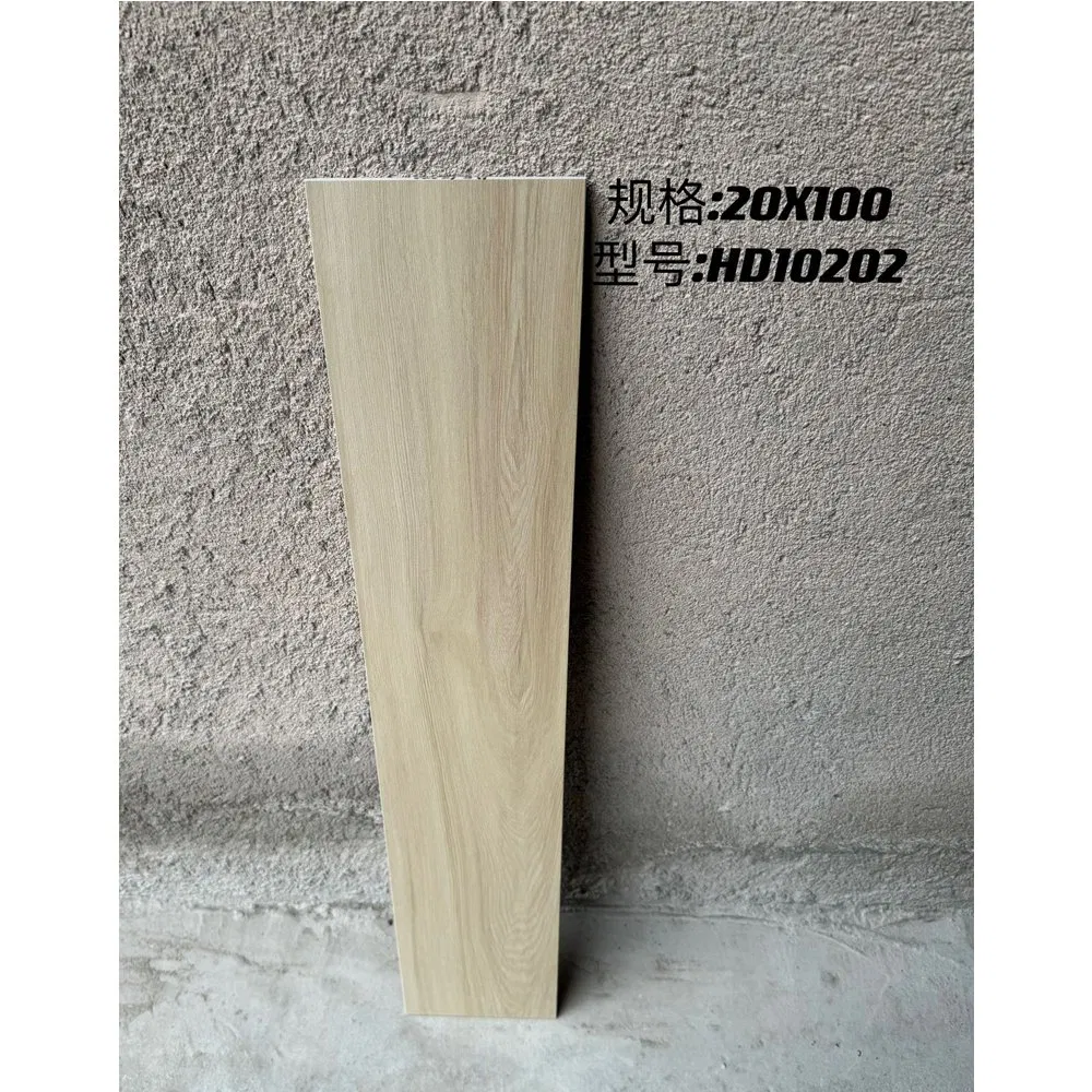 200X1000mm Matte Surface Wood Look Floor Porcelain Anti-Slip Tiles for Decoration