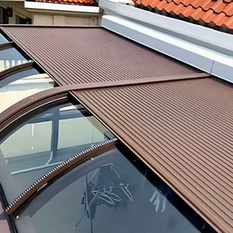 Exterior Decorative Waterproof Aluminum Alloy Roofing Profile Sandwich Tile