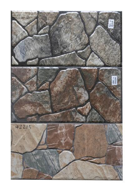 200*400mm Rustic Stone Ceramic Finish Tile for Decorative