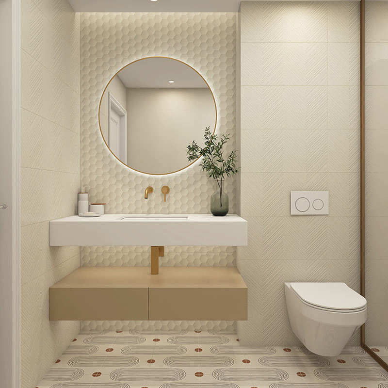 Factory Direct Sale Modern Marble Porcelain Floor Tile Wood Effect for House Elevation Villa Glazed Tiles