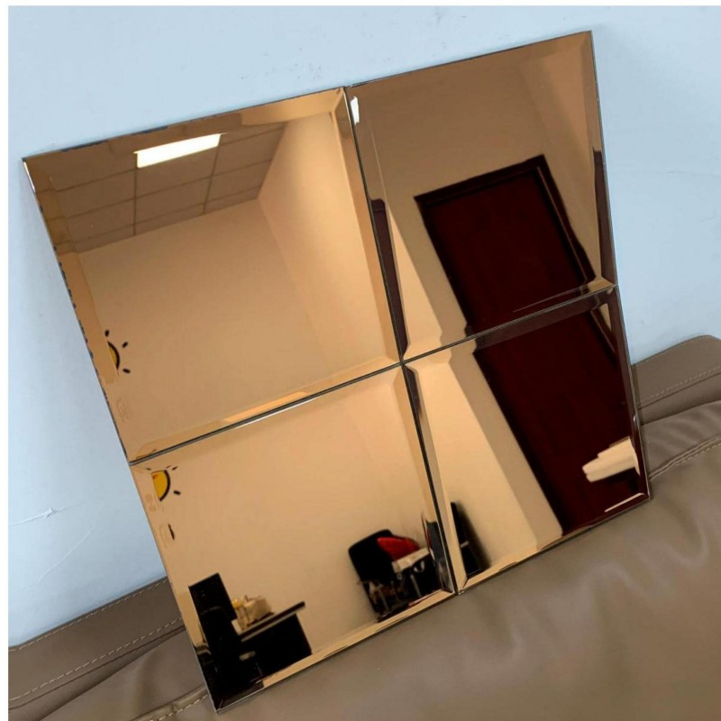 Self-Adhesive Decorative Mirror Glass Mosaic Tiles for Home Styling