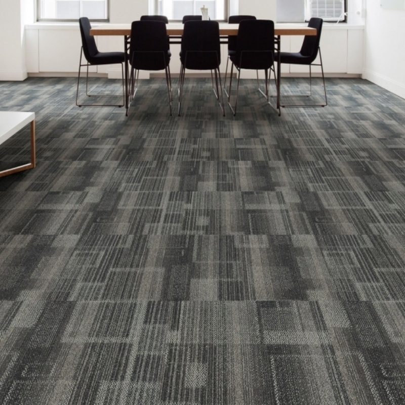 Heavy Duty Nylon Carpet Tile 50X50cm - Fire Retardant B1 Grade for Commercial Space