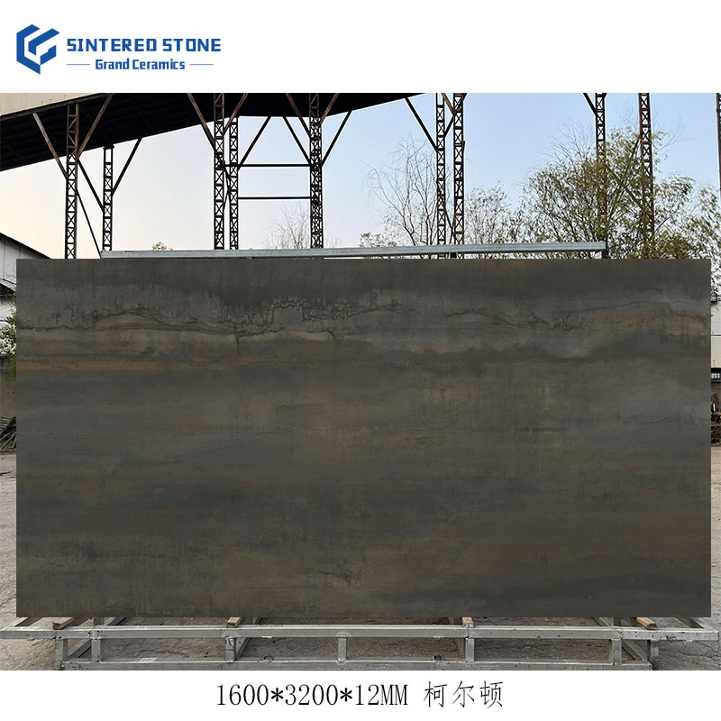Eco-Friendly 1600X3200X12mm Sintered Stone Tiles Matte Finish for Dining Living Room Floor Countertop Staircase Commercial Use