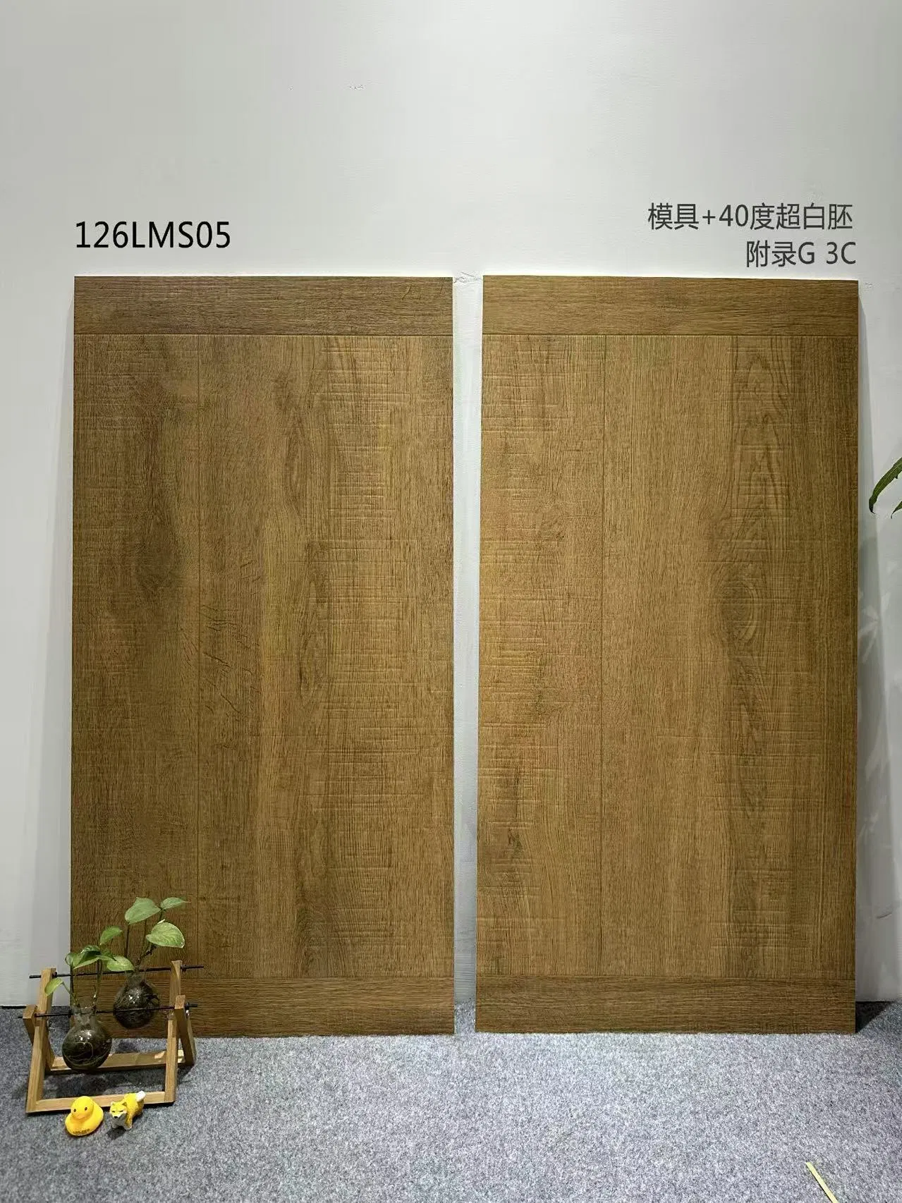 600*1200 mm Multi-Faced Nature Wooden Pattern Mole Surface Matt Porcelain Ceramic Floor Tile with Anti-Slip