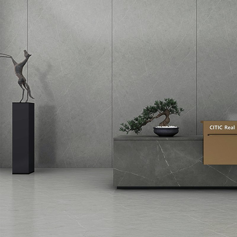 Wholesale Big Size Sintered Stone Slab Matte Polished Satin Surface Marble Landscape Painting Design for House Hotel Villa