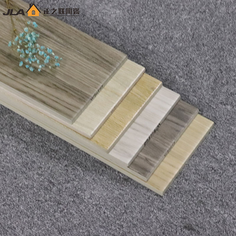 Wood Finish Look Effect Ceramic Floor Tiles Porcelain Wooden Wall Tile Flooring