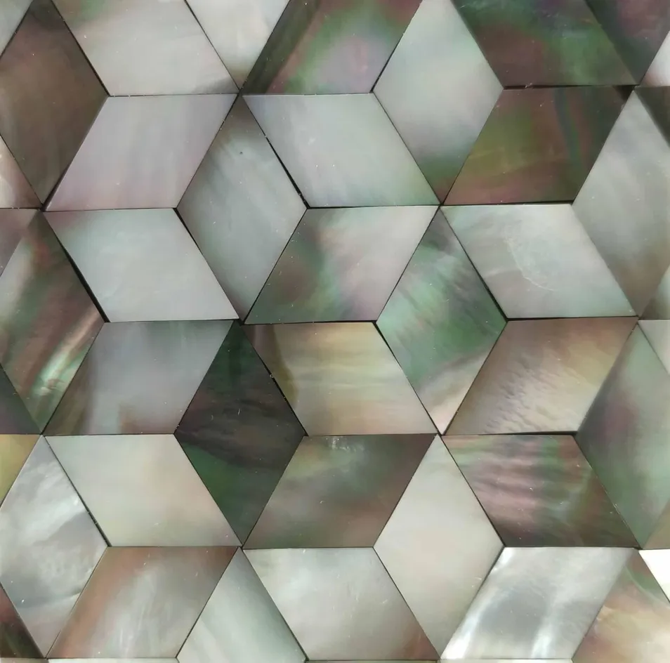 Black Shell Mosaic Tile