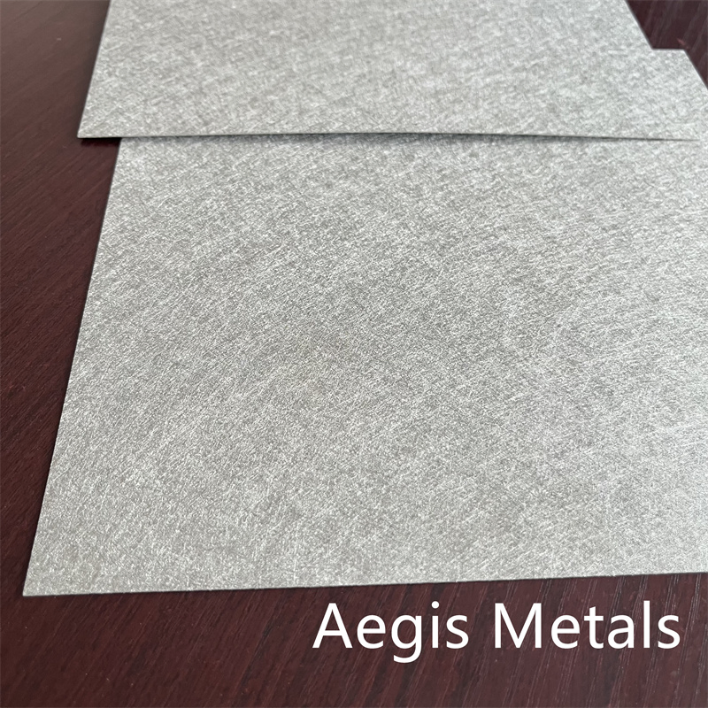 0.1 0.2mm Thick 50% 40% Porosity Ultra Thin Pure Nickel Fiber Felt