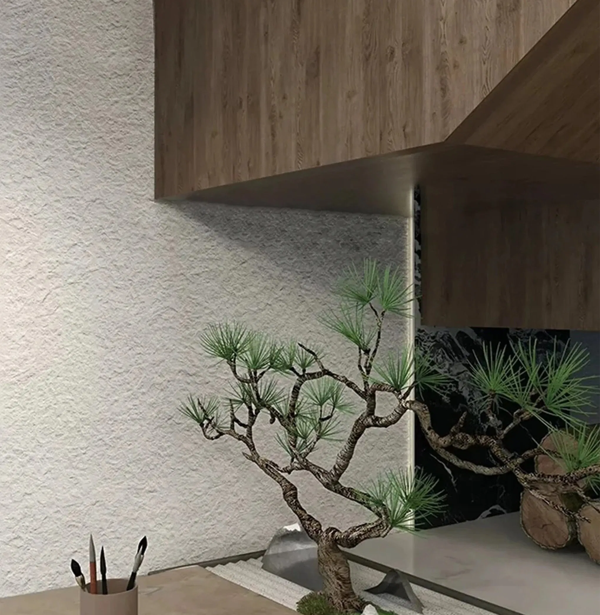 Versatile 3D Ceramic Tile Panels for Elegant Interiors