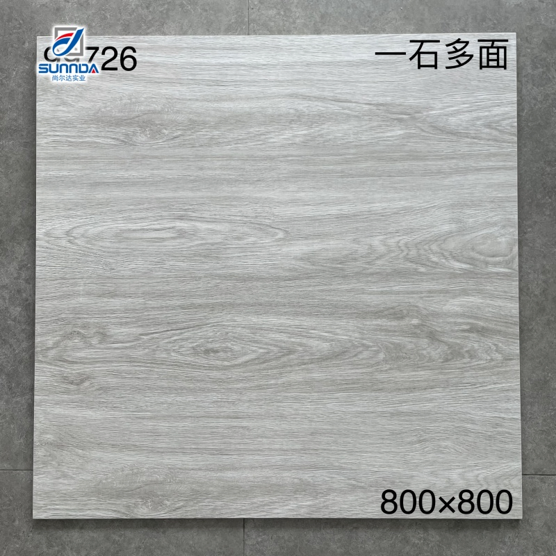 Building Materials Rectified Wooden Floor Tiles Matte Anti-Slip Porcelain Tile Wood Look
