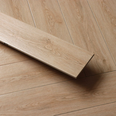 Cheap 150X900mm Walnut Grain Ceramic Tile Dark Brown Glazed Wood Pattern Floor Tiles for Large Project Decoration