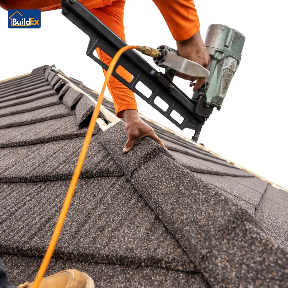 Heat Resistant Stone Coated Roofing Tiles Sheets Metal Tile Roof Building Roofs for Pakistan Houses