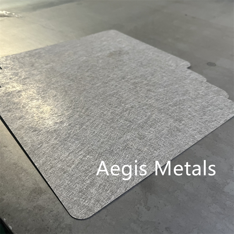 Ultra Thin 0.25mm Thick 45-80% Porosity Titanium Sintered Fiber Felt