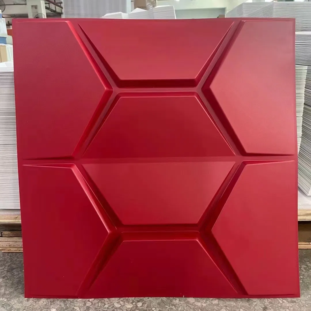 Decorative 3D PVC Wall Panel PVC Tile