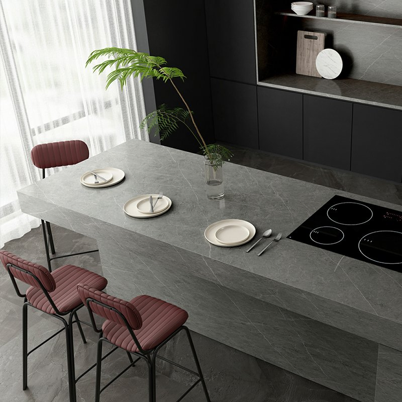 Wholesale Big Size Sintered Stone Slab Matte Polished Satin Surface Marble Landscape Painting Design for House Hotel Villa