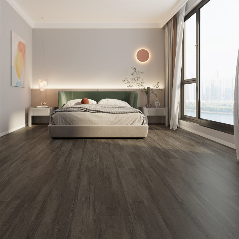 Decorative PVC Embossing Interlock Click Low Price Rigid Spc Flooring Loose Lay Floor Tiles