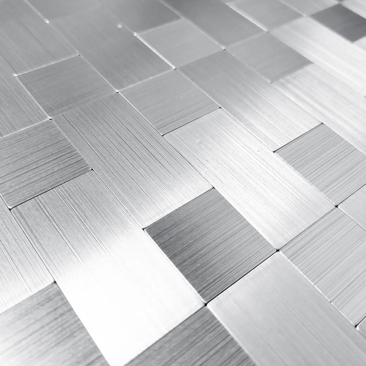 Latest Design Bathroom Kitchen Wall Decoration Home Decor Metallic Decorative 3D New Building Material Peel and Stick Mosaic Mural Tile with Factory Price