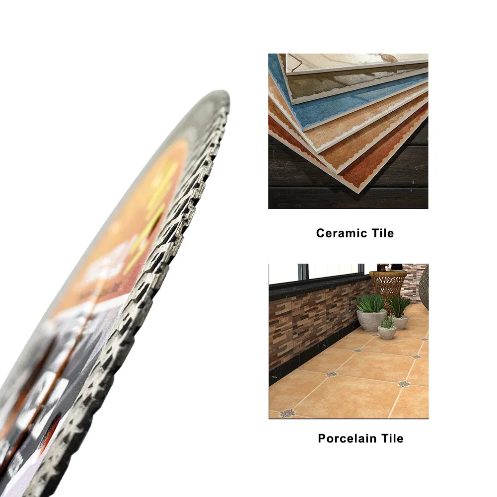 105mm 4" Hot Pressed Sintered Ultra Thin X Mesh Turbo Diamond Circular Saw Blade Dry or Wet Tile Cutting Disc