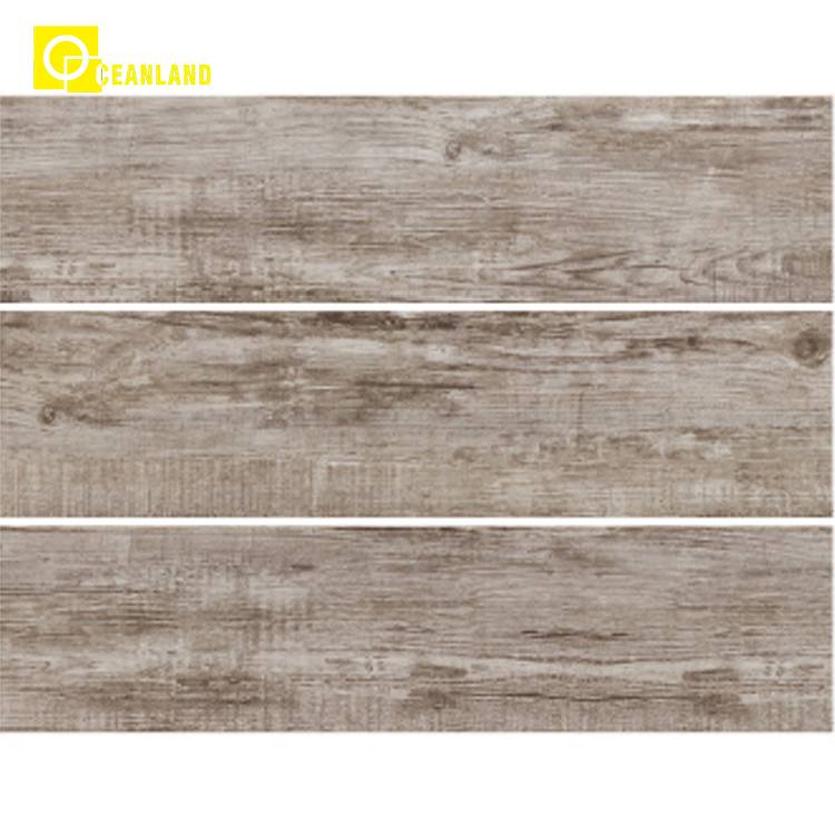 China Comfortable Bedroom Ceramic Floor Tiles Wood Pattern