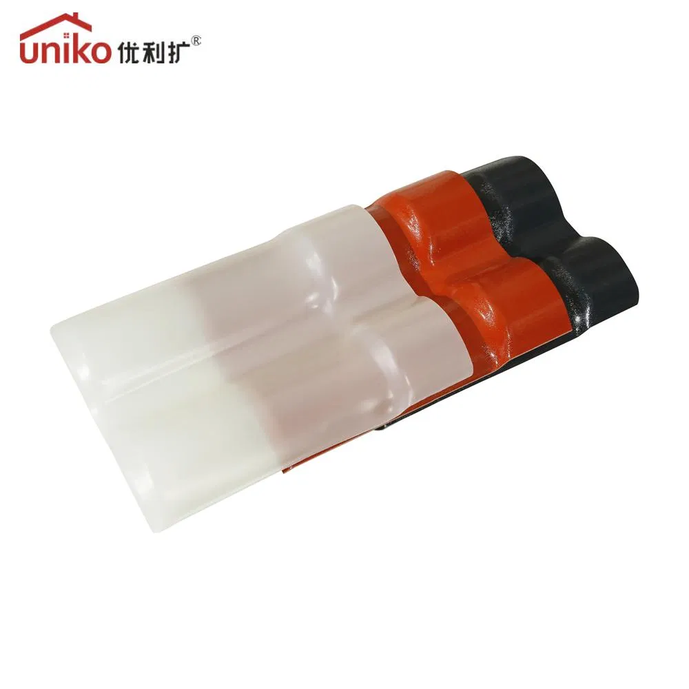 Foshan Uniko Impat Resistance ASA Roofing Sheet PVC Roof Tile for Commercial Space Decoration