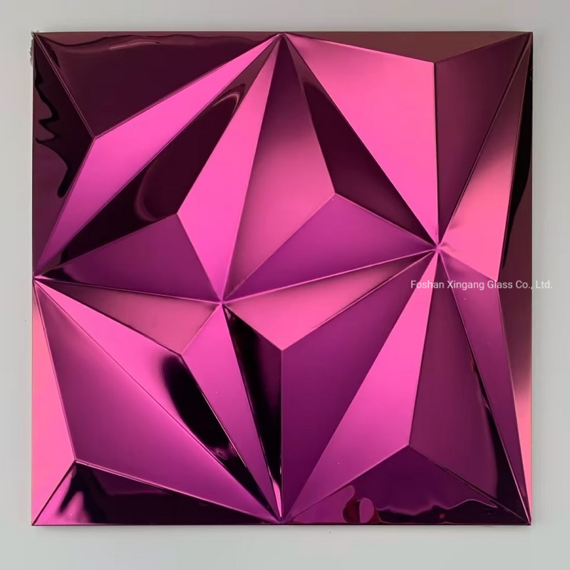 Hexagon 3D Effect Decoration/Decorative/Art/Metal/Ceramic Mix Stainless Steel Mosaic Tile for Wall Decorations