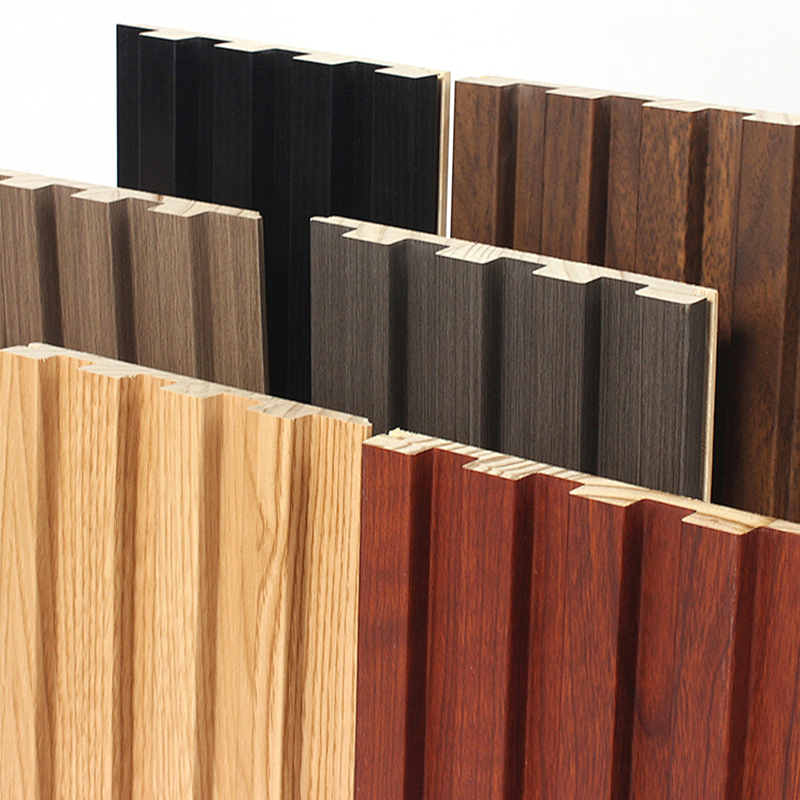 High Quality Wood Grain Grille Wall Panel with Simple Decorative Style