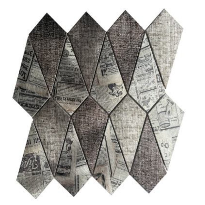 Cone Shape Design Wall Decorative Aluminium Tile Mosaic