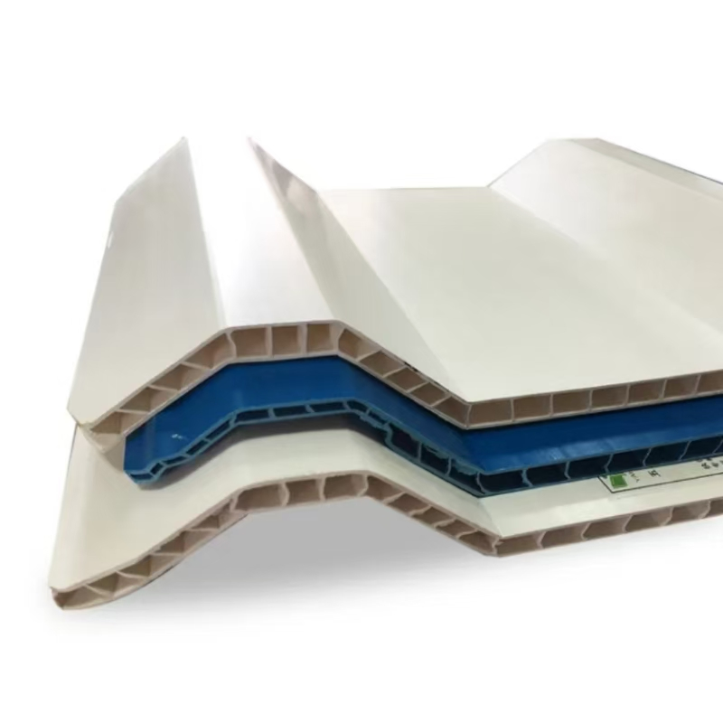 Heat Resistant Design for Hotel Traditional Style PVC Hollow Roof Tiles