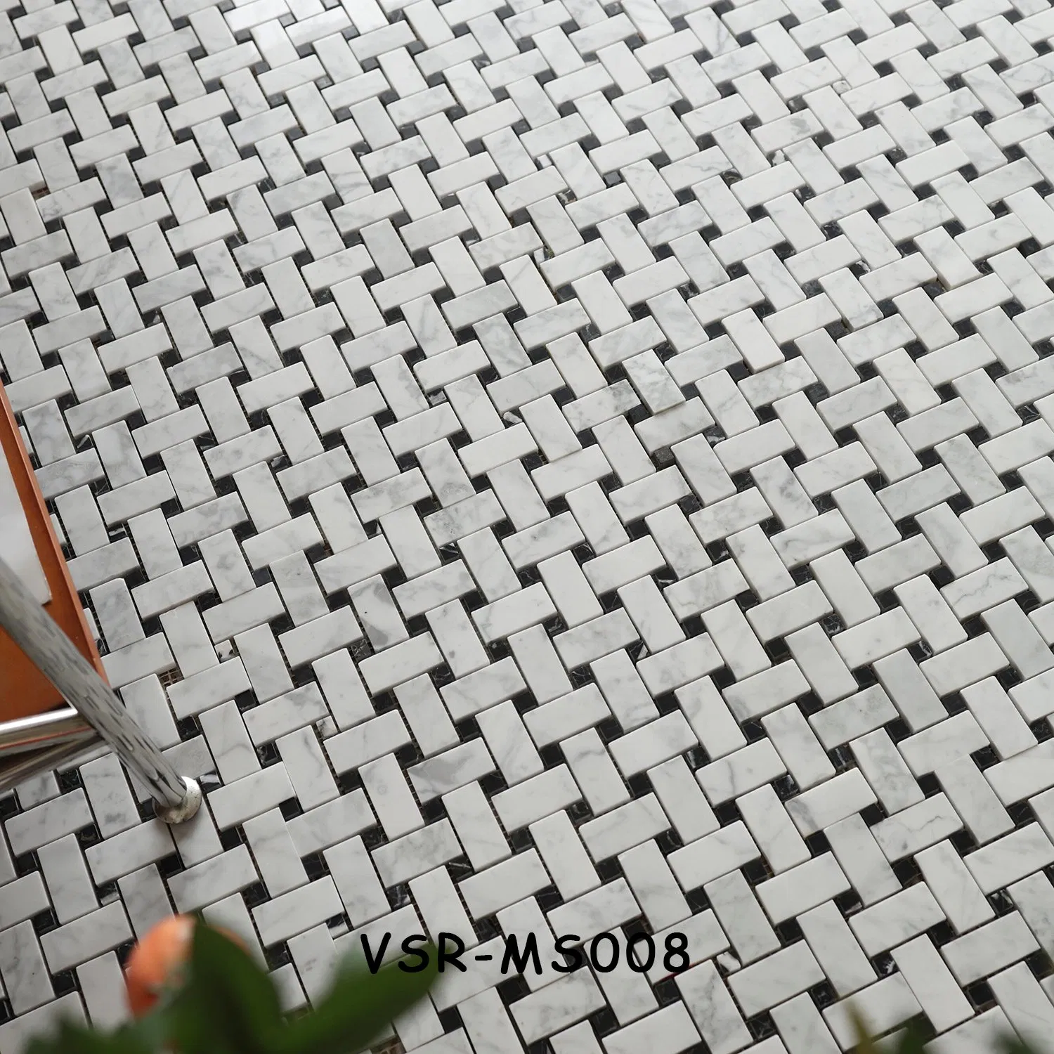 Modern Marble Floor Tiles Woven Mosaic Interior Wall Tiles Bathroom Decorative Tile