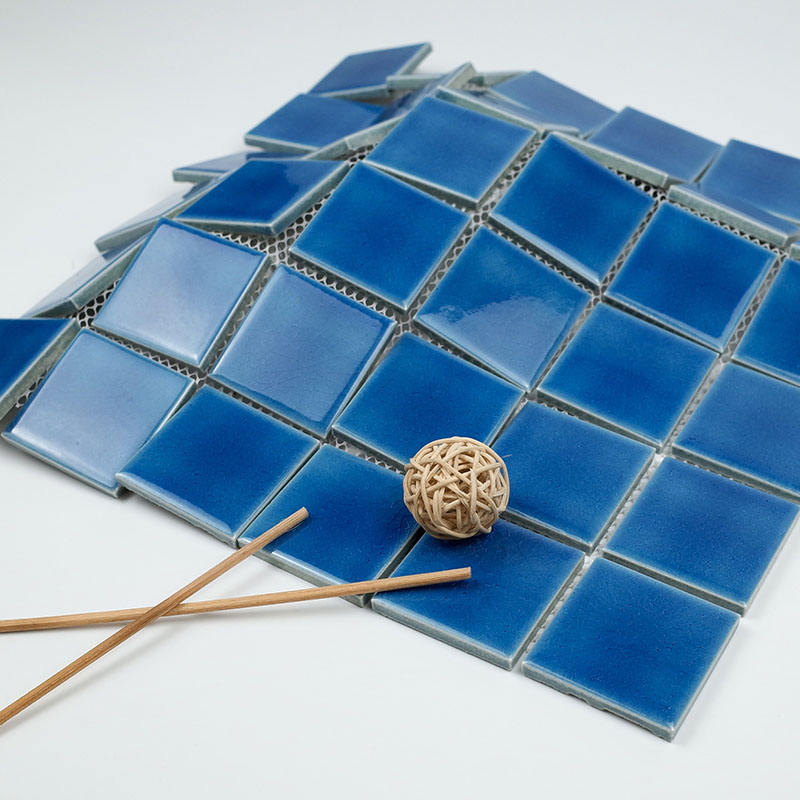 Ice Crack Walldecor Back Splash Tiles Kitchen Backsplash Ceramic Mosaic Tiles for Swimming Pool