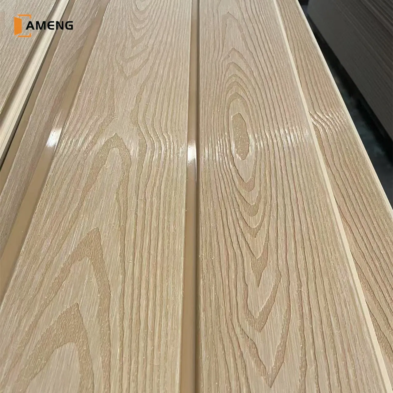 Decorative Exterior Wood Plastic Composite Fluted ASA WPC Co-Extruded Wall Cladding Panel