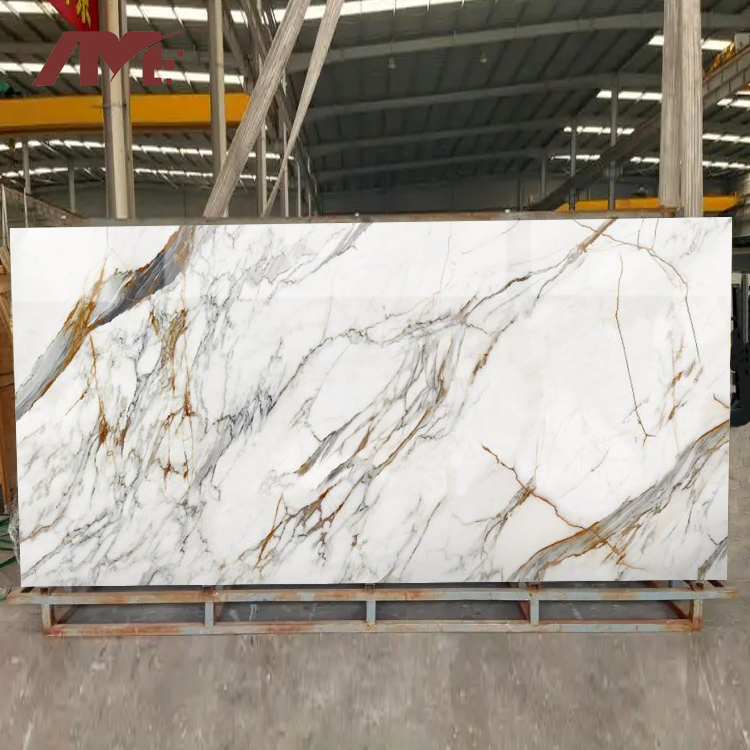 Big Slab 1600X3200 Sintered Stone Wall Format White Marble Tiles Floor Porcelain Glaze Large Slab Tiles for Floor
