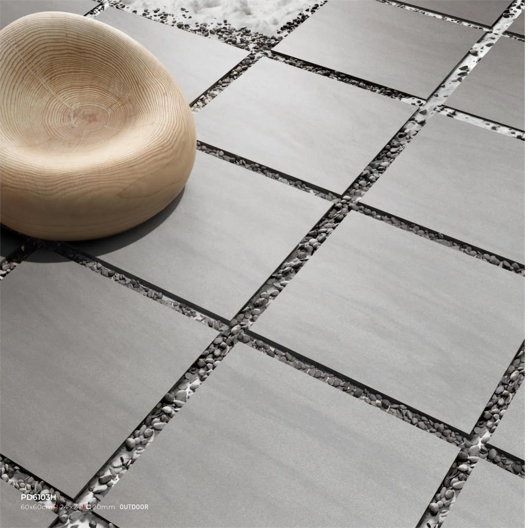 Hot Selling Factory Porcelain Ceramics Tiles Lower Price Simple and Stylish 600X600*20mm Roof Balcony Paver System