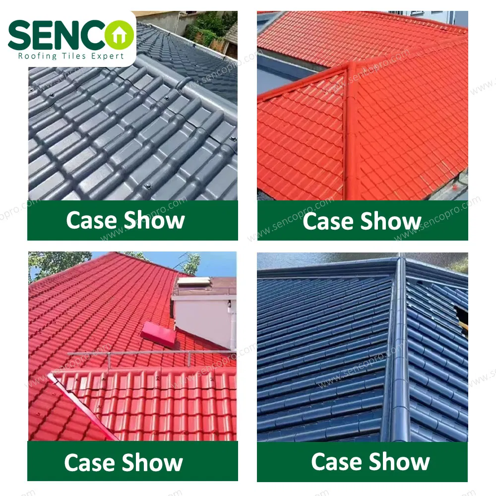 Waterproof PVC Corrugated Roofing Sheet Industrial Design Heat Resistant ASA Synthetic Resin Roof Tiles Shingles