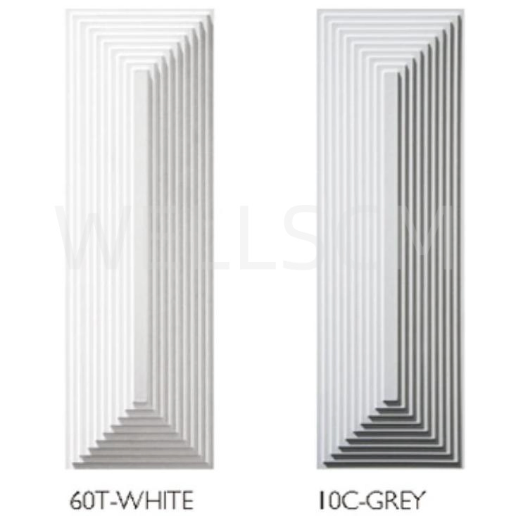 Classic Pyramid Shape Modern 3D Embossed Concave and Convex Cement Art Decorative Wall Tiles for Inside and Outside